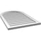 Ekena Millwork Round Top Surface Mount PVC Gable Vent w/ 2"W x 1-1/2"P Brickmould Frame, 24"W x 38"H GVPRT24X3802SN - alternate 5
